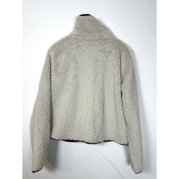 Dylan Clothing Los Angeles Womens Jacket Soft Faux Fur Snap Large Cream‎ Glam - Picture 5 of 12